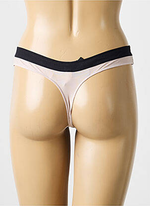 Tanga tulle transparent noir MARIE JO femme