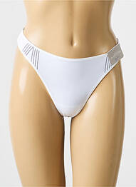 String tissage popeline blanc MARIE JO femme