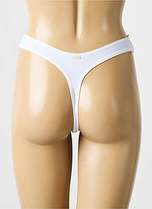 String tissage popeline blanc MARIE JO femme