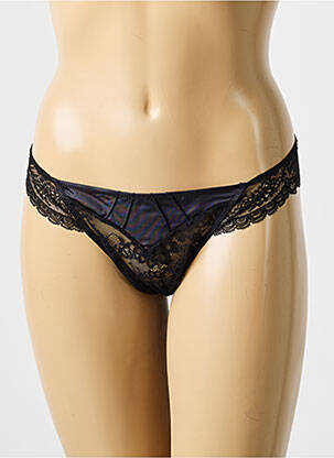 String tissage dentelle noir LISE CHARMEL femme