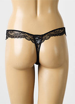 String tissage dentelle noir LISE CHARMEL femme