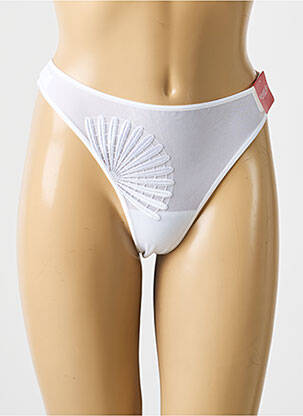 String broderie blanc MARIE JO femme