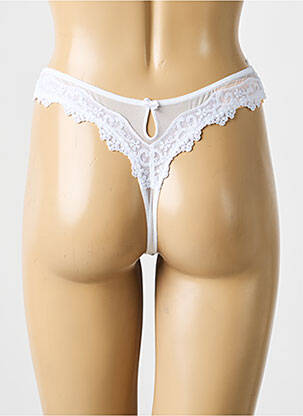 Tanga stretch blanc LISE CHARMEL femme