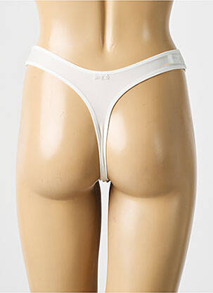 String tissage popeline blanc MARIE JO femme
