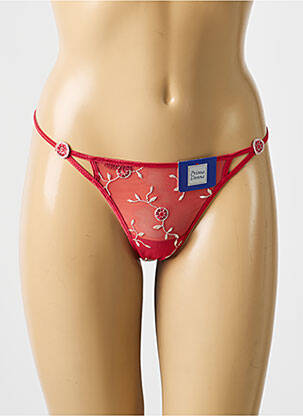 String broderie rouge PRIMADONNA femme