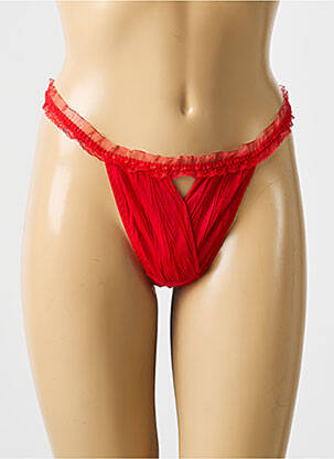 String tissage tulle rouge AUBADE femme