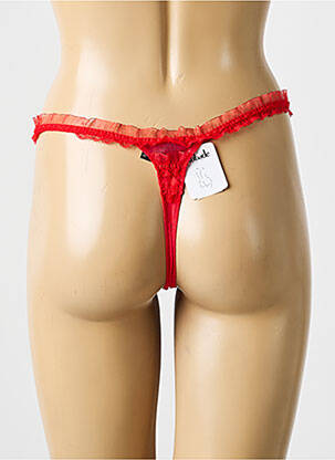 String tissage tulle rouge AUBADE femme