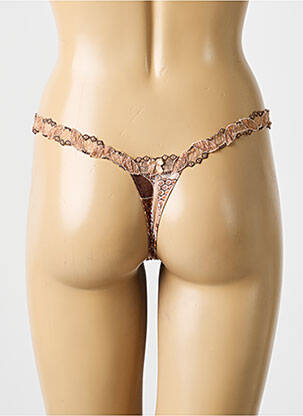 String tissage popeline marron LISE CHARMEL femme