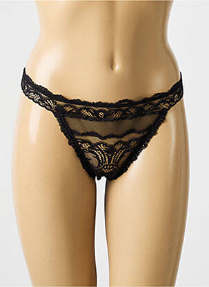 String tissage dentelle noir LISE CHARMEL femme