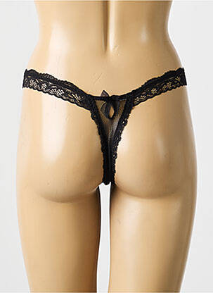 String tissage dentelle noir LISE CHARMEL femme