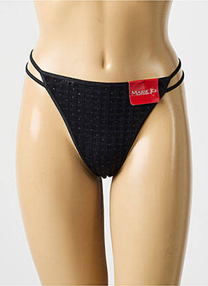 String stretch noir MARIE JO femme