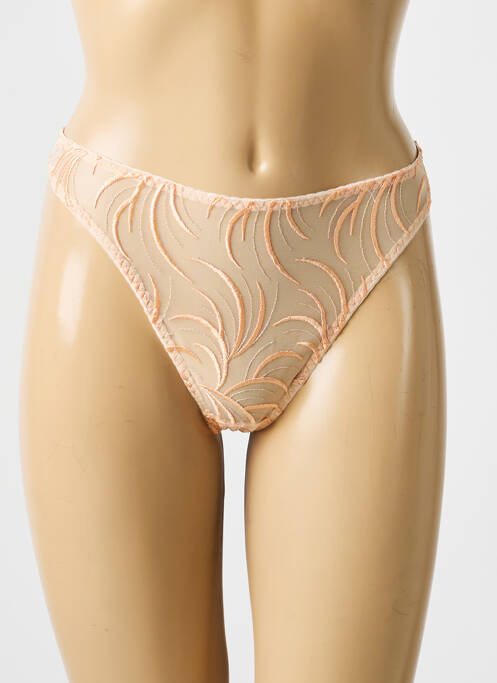 String broderie orange BARBARA femme