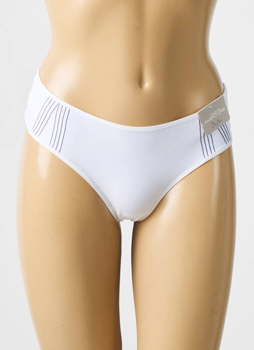Tanga stretch blanc MARIE JO femme