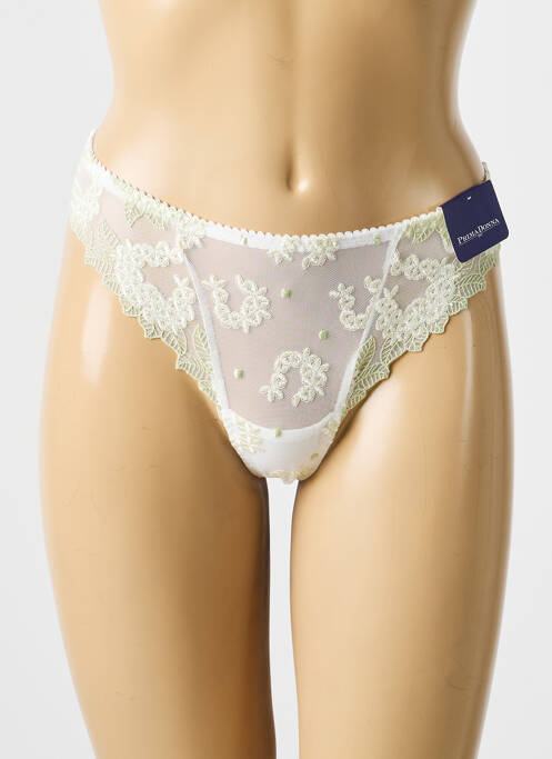 String stretch blanc PRIMADONNA femme