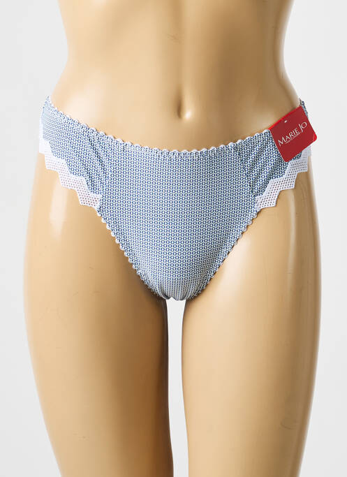 String tissage popeline bleu MARIE JO femme