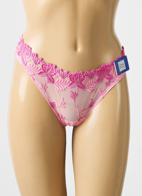 String broderie rose PRIMADONNA femme