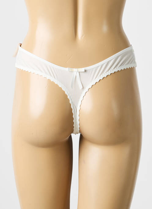 String broderie blanc MARIE JO femme