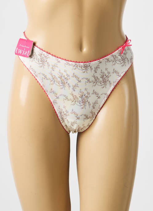 String tissage popeline blanc PRIMADONNA femme