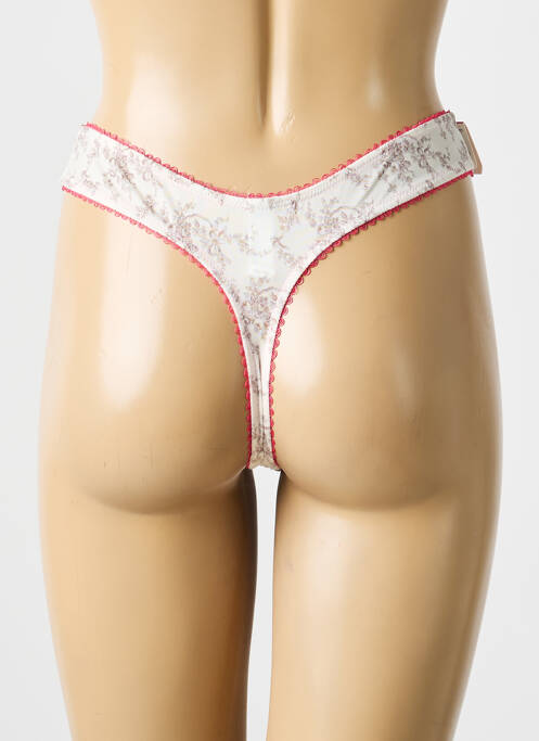 String tissage popeline blanc PRIMADONNA femme
