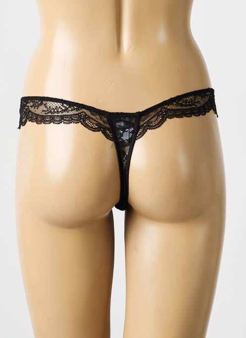 String tissage dentelle noir LISE CHARMEL femme