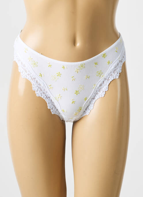 Tanga stretch blanc LISE CHARMEL femme