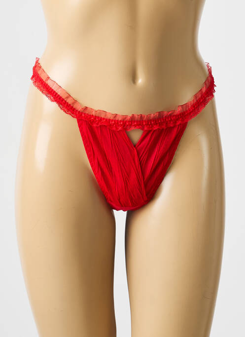 String tissage tulle rouge AUBADE femme