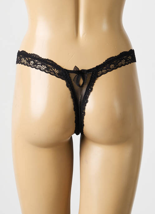 String tissage dentelle noir LISE CHARMEL femme