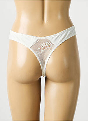 String broderie blanc EMPREINTE femme