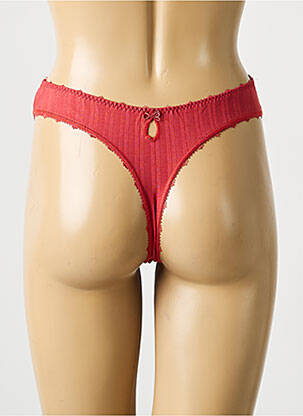 String broderie orange EMPREINTE femme