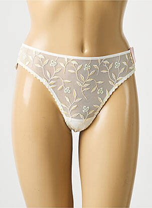 String broderie blanc MARIE JO femme