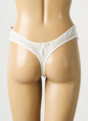 String broderie blanc MARIE JO femme
