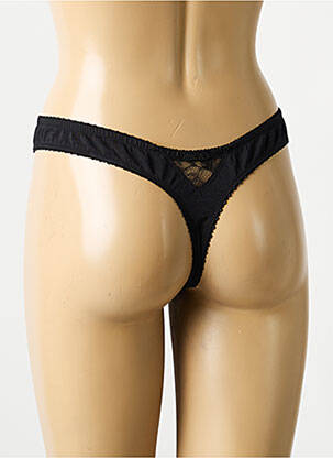 String stretch noir FELINA femme