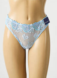 Tanga tulle transparent bleu PRIMADONNA femme