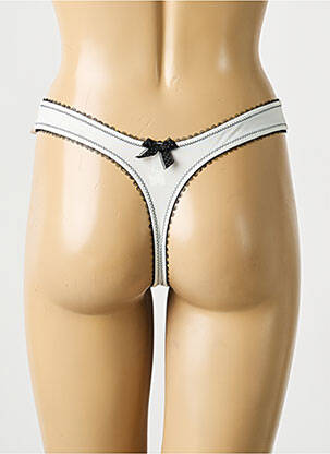 String tissage popeline blanc PRIMADONNA femme