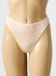 String effet matière satinée rose FIRST femme