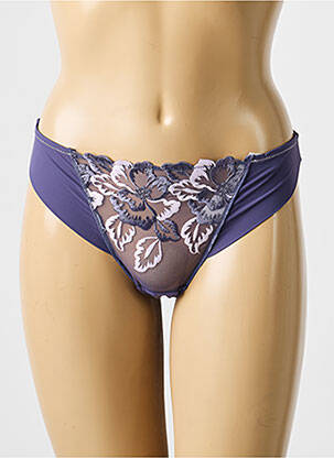 Tanga stretch violet SIMONE PERELE femme