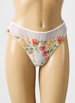 Tanga broderie blanc LISE CHARMEL femme