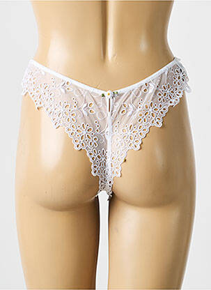 Tanga broderie blanc LISE CHARMEL femme