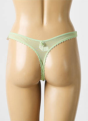 String broderie vert MARIE JO femme