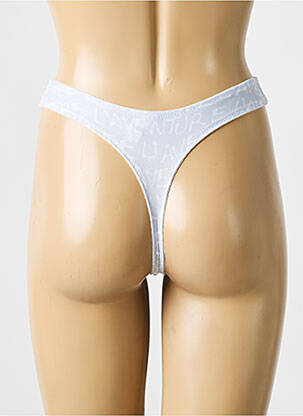 String tissage popeline blanc MARIE JO femme