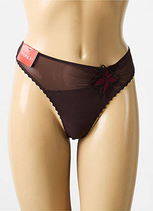 String légère et transparente marron MARIE JO femme