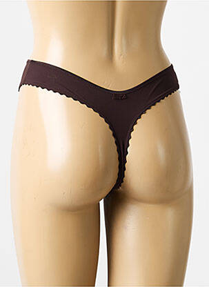 String légère et transparente marron MARIE JO femme