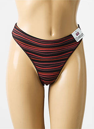 String tissage popeline marron MARIE JO femme