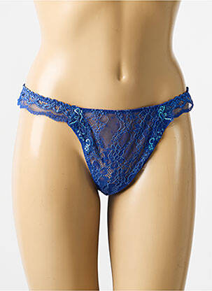 String tissage dentelle bleu LISE CHARMEL femme