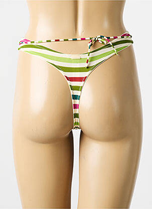 String tissage popeline vert MARIE JO femme