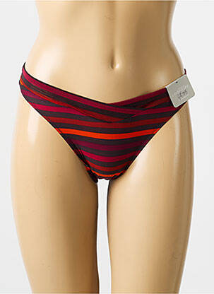 String tissage popeline rouge MARIE JO femme