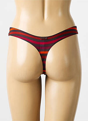 String tissage popeline rouge MARIE JO femme