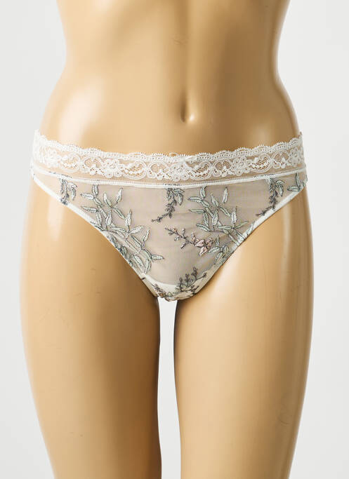 String broderie blanc MARIE JO femme