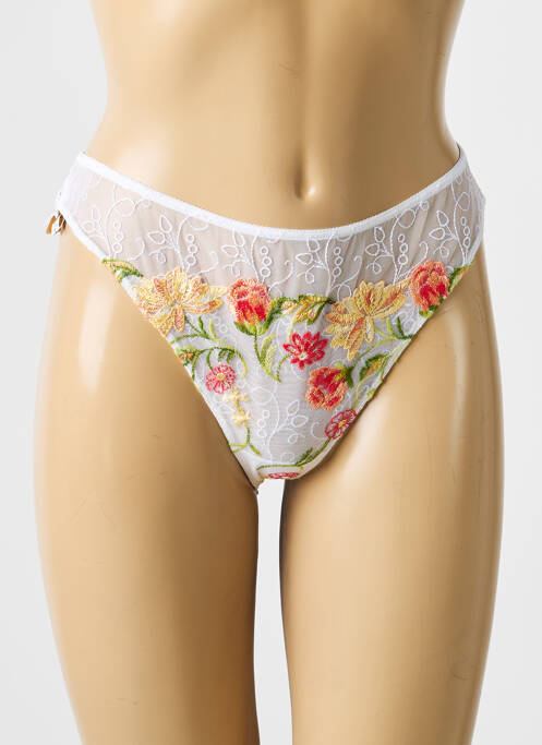 Tanga broderie blanc LISE CHARMEL femme