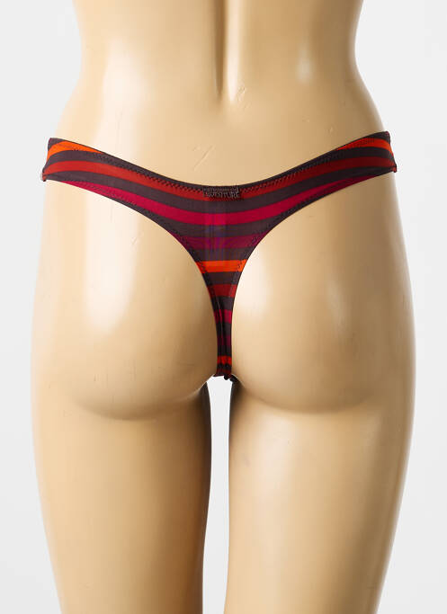 String tissage popeline rouge MARIE JO femme